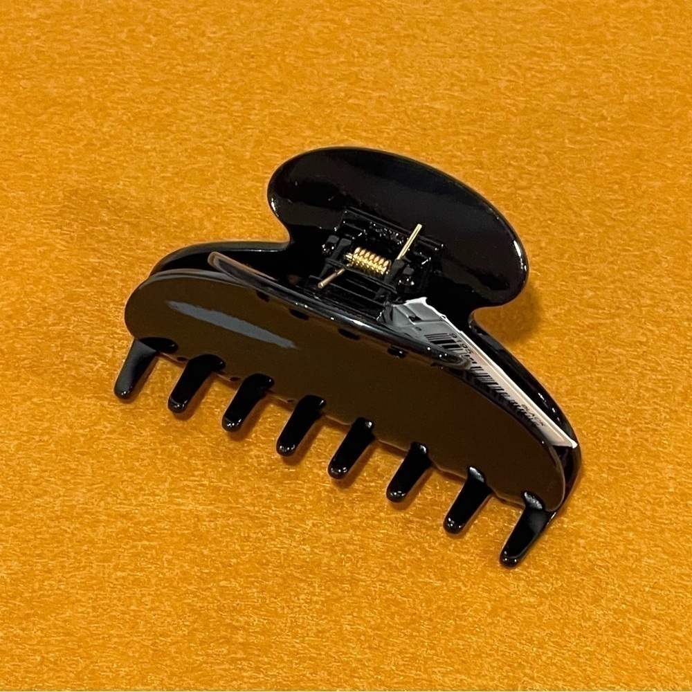 FRANCE LUXE Large 'Couture' Jaw Clip - Black - Sz - 2" x 3 1/2" $ 54 - Picture 3 of 9